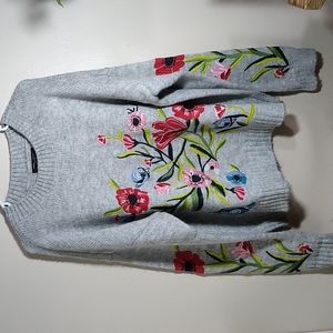 Romeo& Juliet embroidered sweater